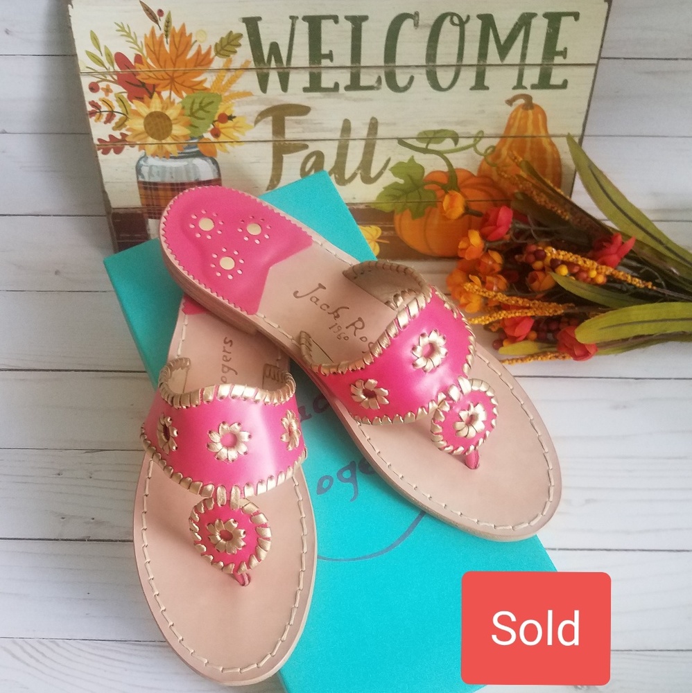 ♥️New Jack Rogers Nantucket Gold